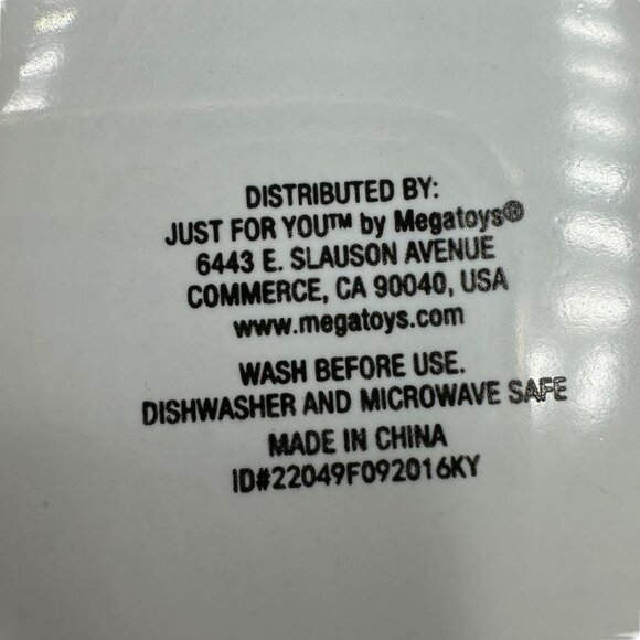 Just For You Love Mug Coffee Tea Valentines Day Anniversary 4" Tall Ceramic - Picture 7 of 7